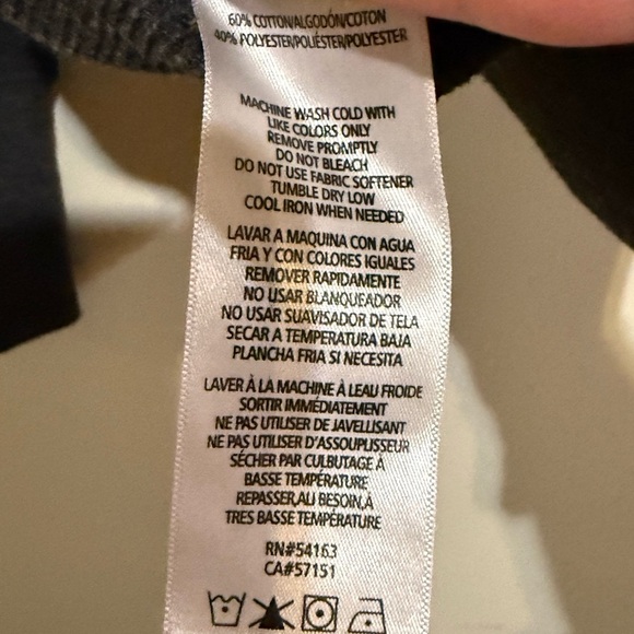 Calvin Klein Black Cowl Neck Sweatshirt - Picture 4 of 4